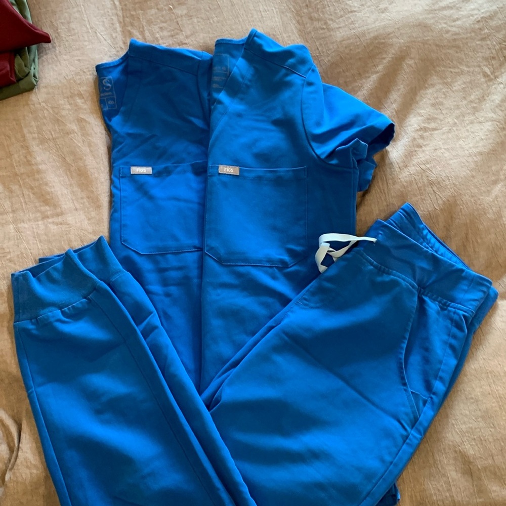 Figs Set Royal blue XS Catarina + XXS Catarina + XS Zamora